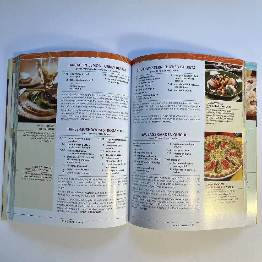 Taste of Home Fresh and Easy 390 Garden Fresh Recipes Cookbook Paperback